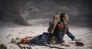 L’Oublié, d’Emile Betsellère présenté lors de l’exposition Les désastres de la guerre 1800-2014 au Musée Louvre-Lens ©Wikimedia